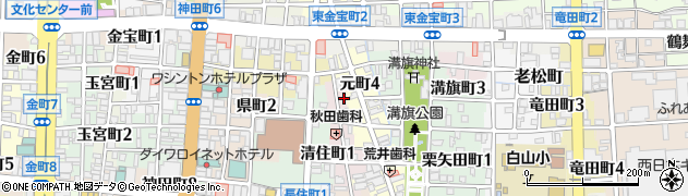 岐阜県岐阜市元住町16周辺の地図