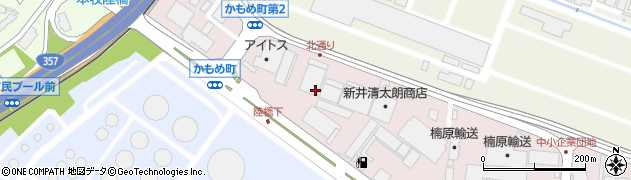 神奈川県横浜市中区かもめ町周辺の地図