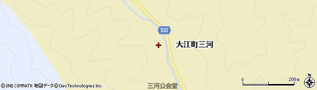 京都府福知山市大江町三河490周辺の地図
