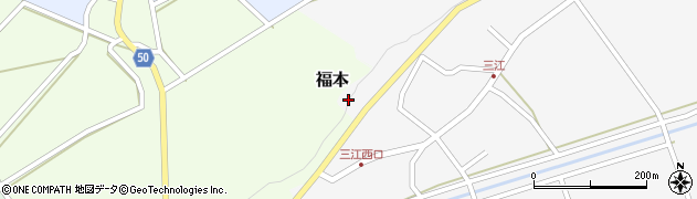 鳥取県倉吉市三江543周辺の地図