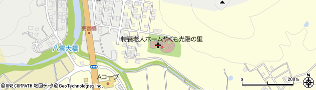島根県松江市八雲町東岩坂806周辺の地図