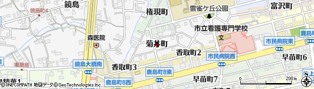 岐阜県岐阜市菊井町周辺の地図