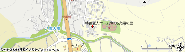 島根県松江市八雲町東岩坂3442周辺の地図