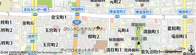 岐阜県岐阜市長旗町周辺の地図