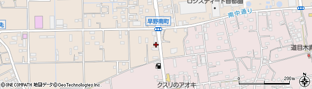 茂原早野郵便局周辺の地図