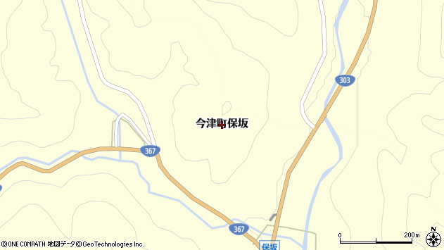 〒520-1643 滋賀県高島市今津町保坂の地図