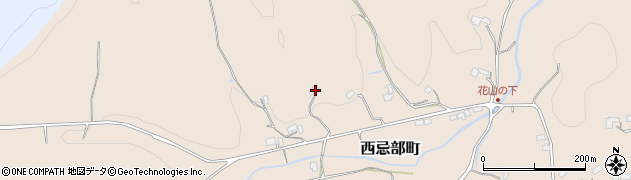 島根県松江市西忌部町2000周辺の地図