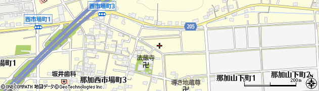 岐阜県各務原市那加西市場町5丁目周辺の地図