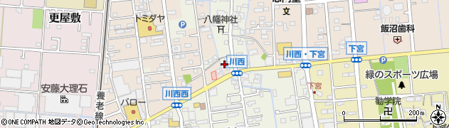 岐阜県安八郡神戸町川西519周辺の地図