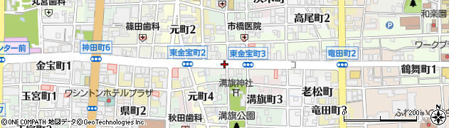岐阜県岐阜市東金宝町周辺の地図