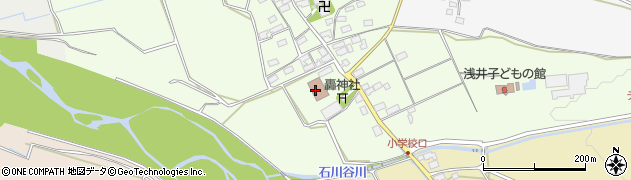 長浜市立公民館・集会場七尾公民館周辺の地図