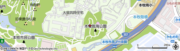 神奈川県横浜市中区本牧元町76周辺の地図