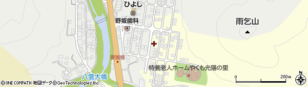 島根県松江市八雲町東岩坂342周辺の地図