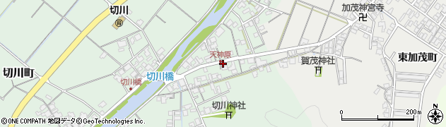 島根県安来市切川町（天神原町）周辺の地図