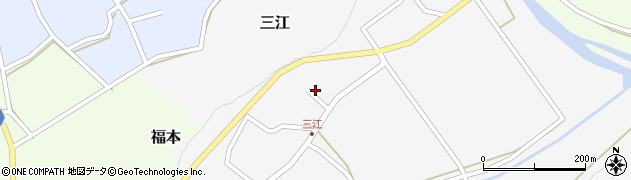 鳥取県倉吉市三江495周辺の地図