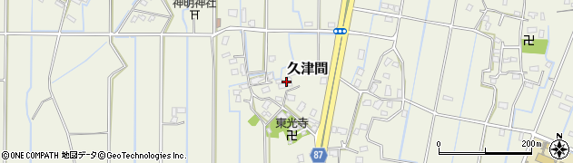 千葉県木更津市久津間周辺の地図
