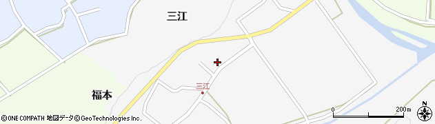 鳥取県倉吉市三江500周辺の地図