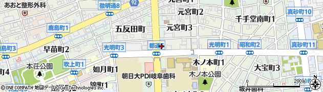 株式会社アクティ　本社周辺の地図