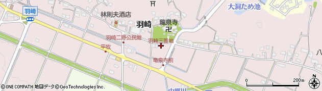 羽崎三番地周辺の地図