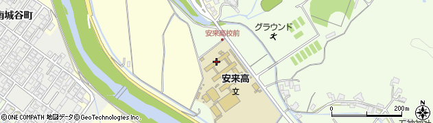 島根県立安来高等学校周辺の地図
