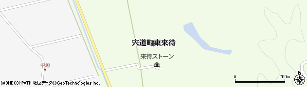 島根県松江市宍道町東来待周辺の地図
