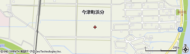 滋賀県高島市今津町浜分周辺の地図