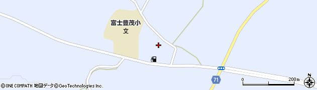 富士ヶ嶺簡易郵便局周辺の地図