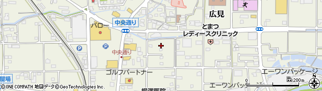 岐阜県可児市広見周辺の地図