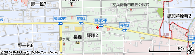 岐阜市消防本部整備工場周辺の地図