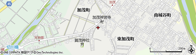 島根県安来市安来町加茂町561周辺の地図