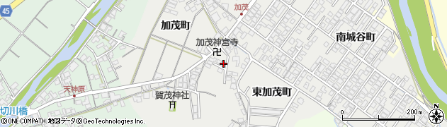 島根県安来市安来町加茂町2162周辺の地図