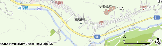 神奈川県伊勢原市子易760周辺の地図