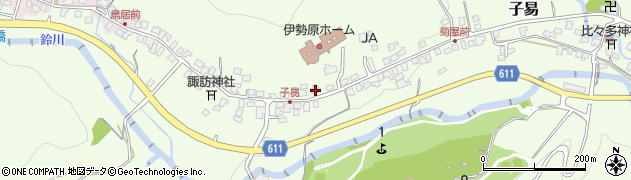 神奈川県伊勢原市子易1249周辺の地図