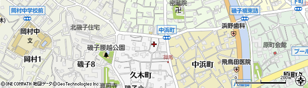 神奈川県横浜市磯子区久木町2周辺の地図