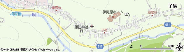 神奈川県伊勢原市子易1232周辺の地図