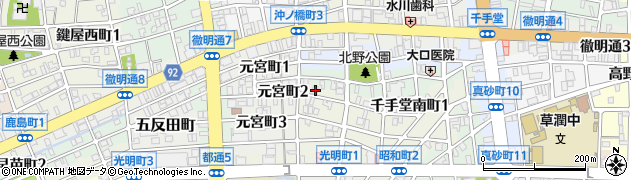 龍正寺周辺の地図