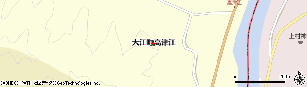 京都府福知山市大江町高津江周辺の地図