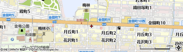 株式会社トヨタレンタリース岐阜周辺の地図