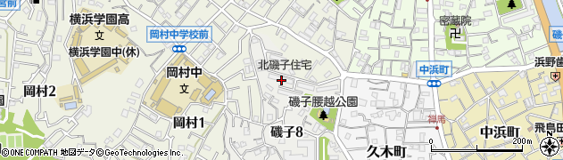 神奈川県横浜市磯子区磯子8丁目4周辺の地図