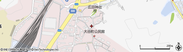 鳥取県米子市大谷町周辺の地図