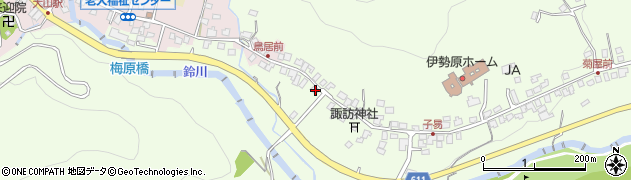 神奈川県伊勢原市子易1017周辺の地図