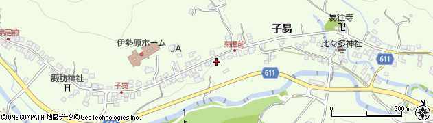 神奈川県伊勢原市子易465周辺の地図