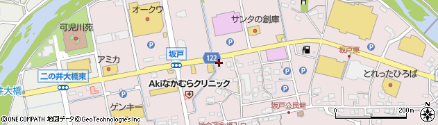 赤から 可児坂戸店周辺の地図