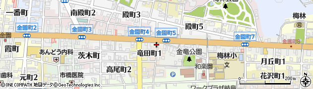 岐阜梅林郵便局 ＡＴＭ周辺の地図