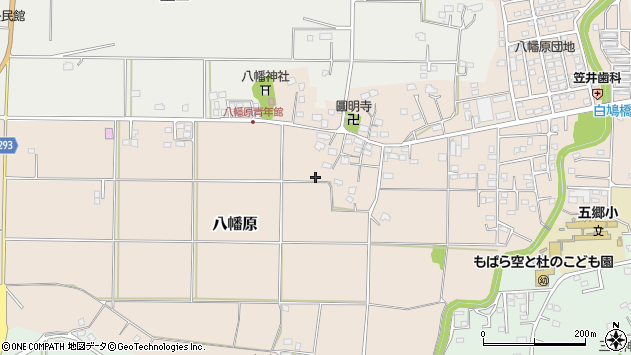 〒297-0054 千葉県茂原市八幡原の地図