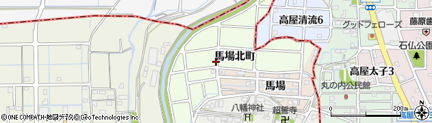 岐阜県瑞穂市馬場北町周辺の地図