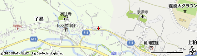 神奈川県伊勢原市子易1801周辺の地図