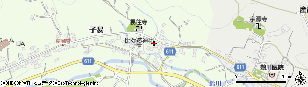 神奈川県伊勢原市子易363周辺の地図