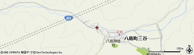兵庫県養父市八鹿町三谷669周辺の地図