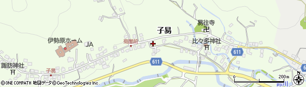 神奈川県伊勢原市子易1612周辺の地図